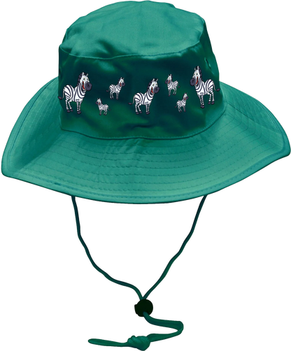Ziva Zebra Wide Brim Hat