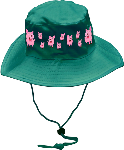 Percy Piggy Wide Brim Hat