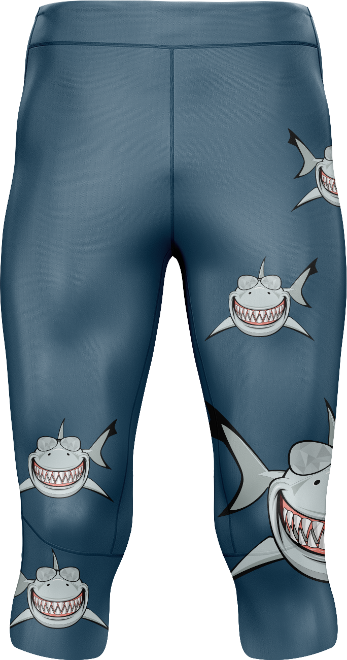 Snazzy Shark Tights 3/4 or full length