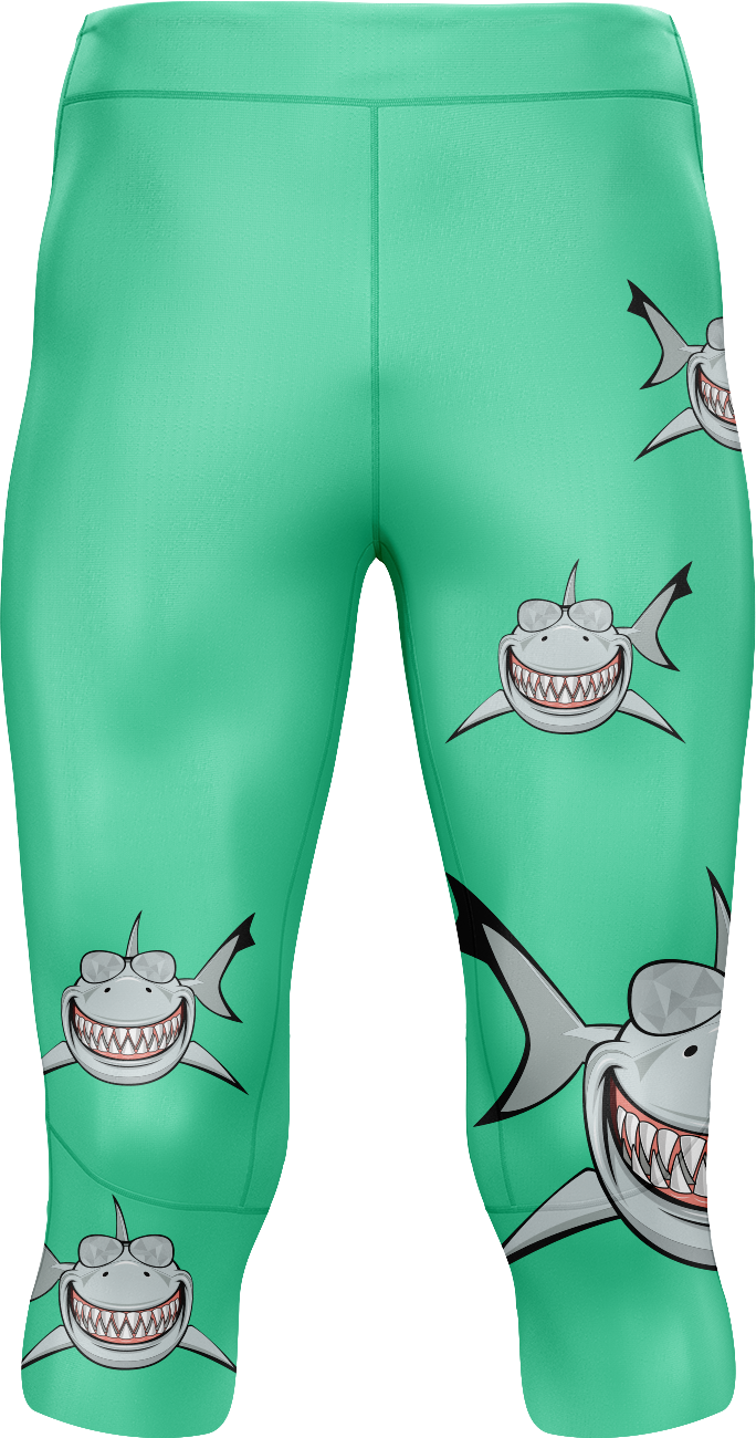 Snazzy Shark Tights 3/4 or full length