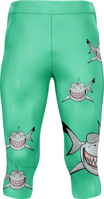 Snazzy Shark Tights 3/4 or full length
