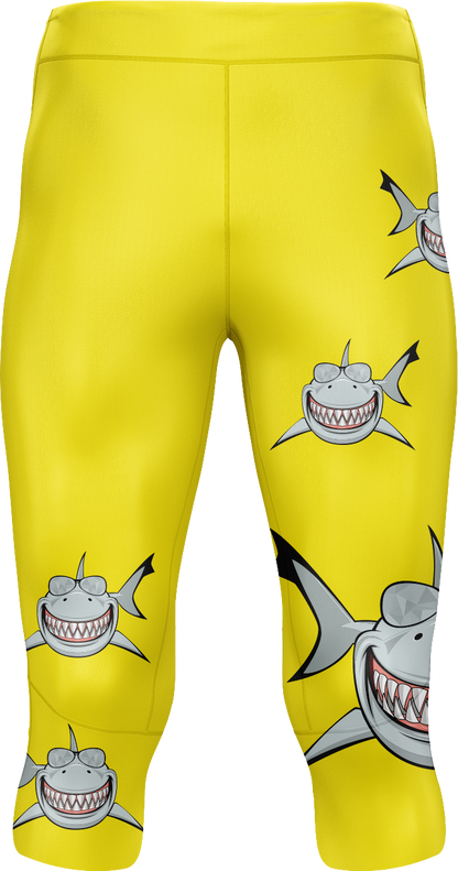 Snazzy Shark Tights 3/4 or full length