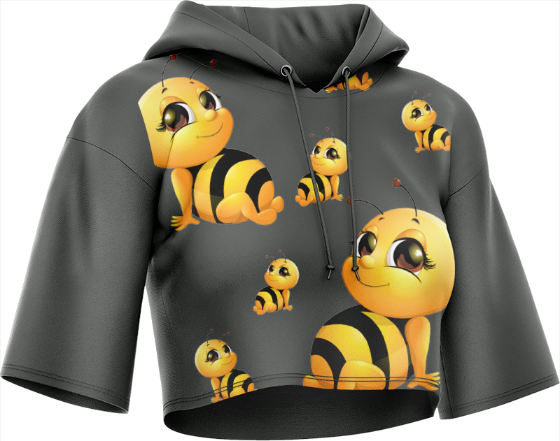 Buzz Bee Crop hoodies