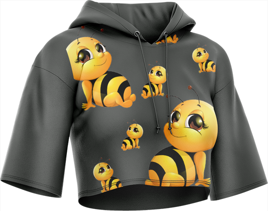 Buzz Bee Crop hoodies