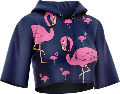 Flamingo Crop hoodies