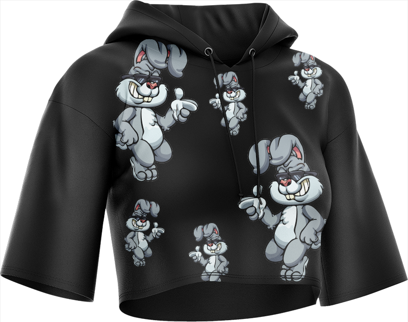 Rogue Rabbit Crop hoodies