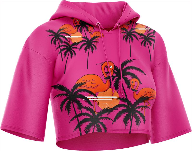 Miami Vice Crop hoodies