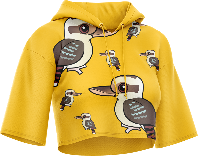 Kooky Kookaburra Crop hoodies