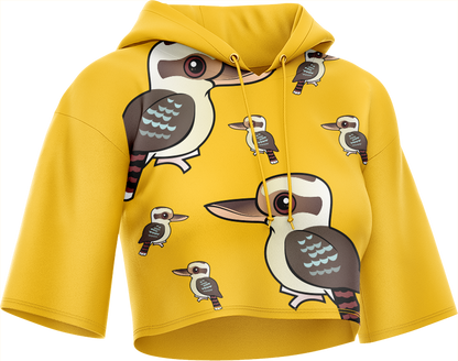 Kooky Kookaburra Crop hoodies