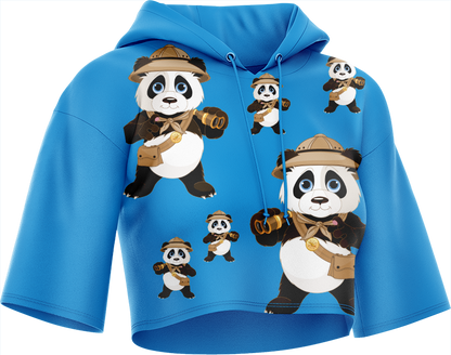 Explorer Panda Crop hoodies