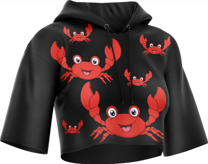 Maddy MudCrab Crop hoodies