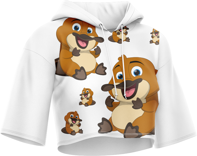 Playa Platypus Crop hoodies