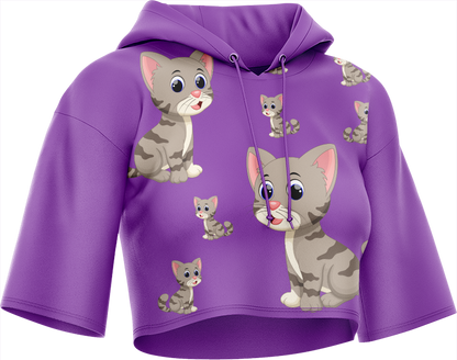 Pussy Cat Crop hoodies