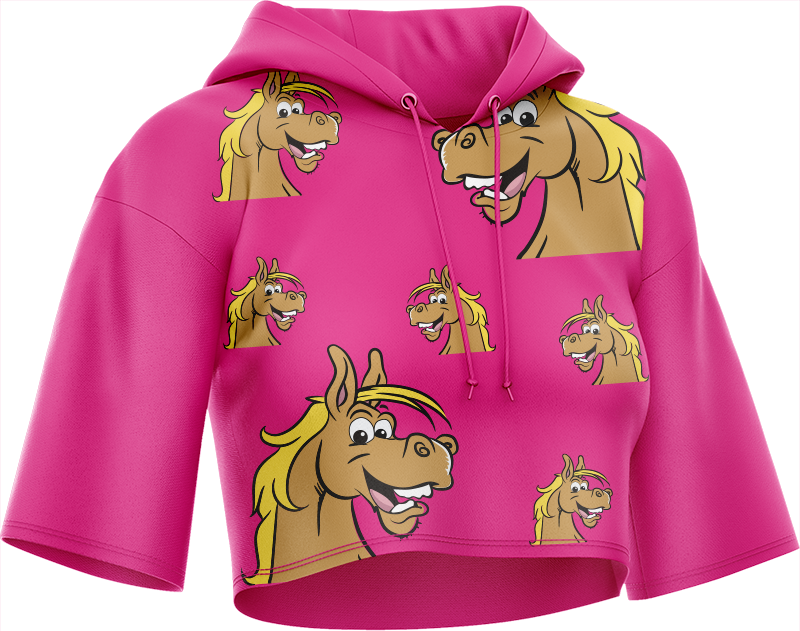 Hero Horse Crop hoodies