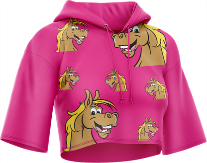 Hero Horse Crop hoodies