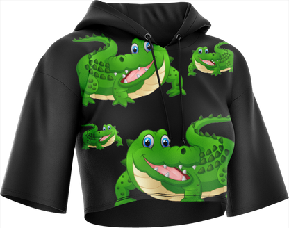 Crazy Croc Crop hoodies