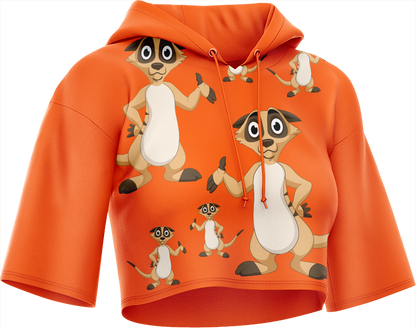 Magnifique Meerekat Crop hoodies