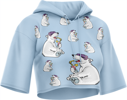 Ice Bear Crop hoodies