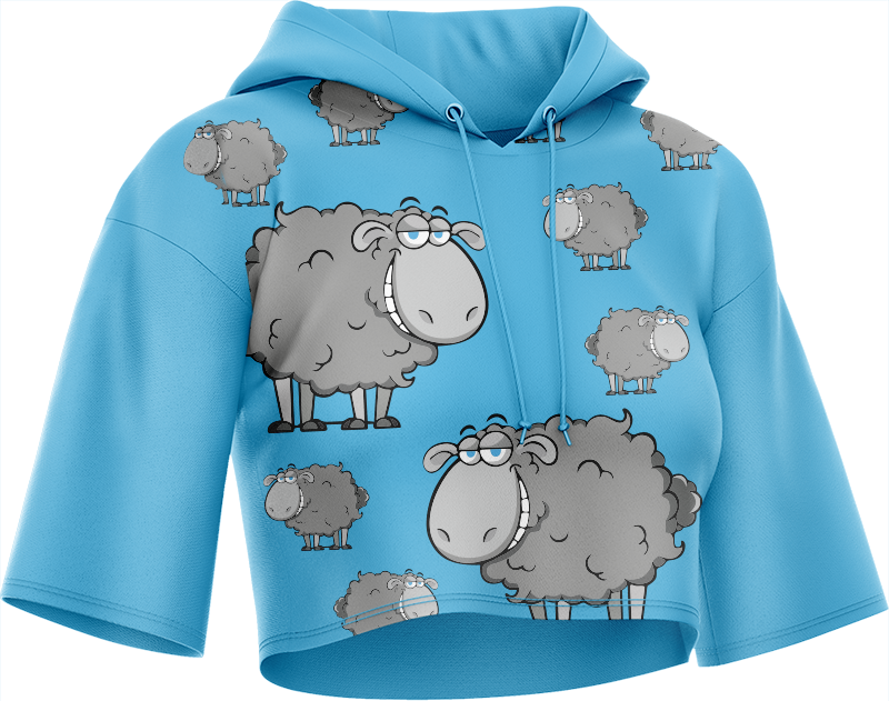 Black Sheep Crop hoodies