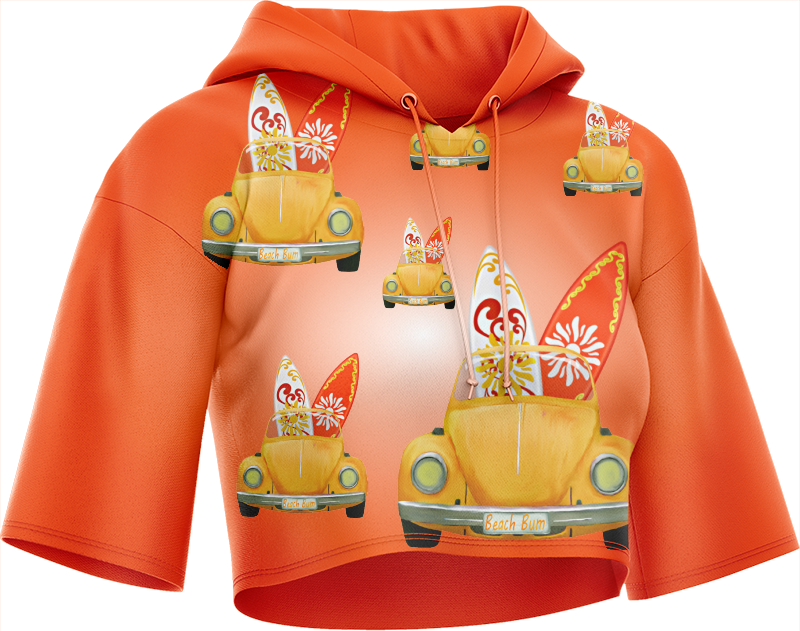 Beach Bum Crop hoodies