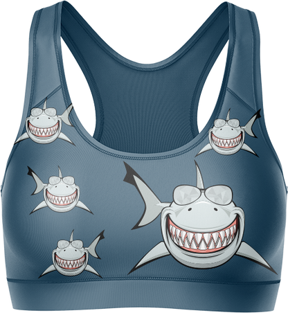 Snazzy Shark Crop Top