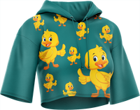 Quack Duck Crop hoodies 2