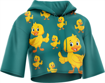 Quack Duck Crop hoodies