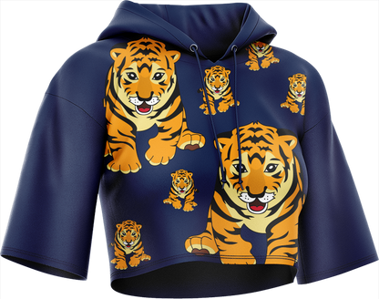 Tuff Tiger Crop hoodies