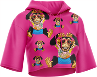 Cheeky Monkey Crop hoodies 3