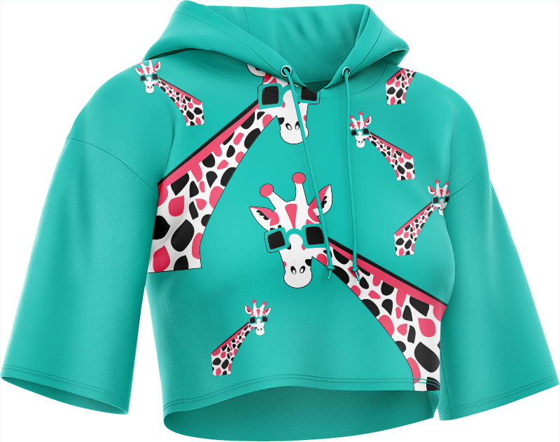 Gigi Giraffe Crop hoodies