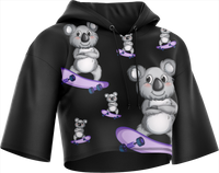 Skater Koala Crop hoodies 1