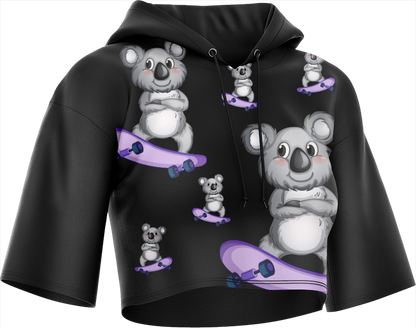 Skater Koala Crop hoodies