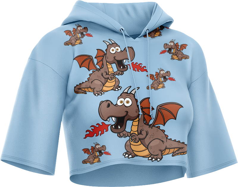 Dopey Dragon Crop hoodies