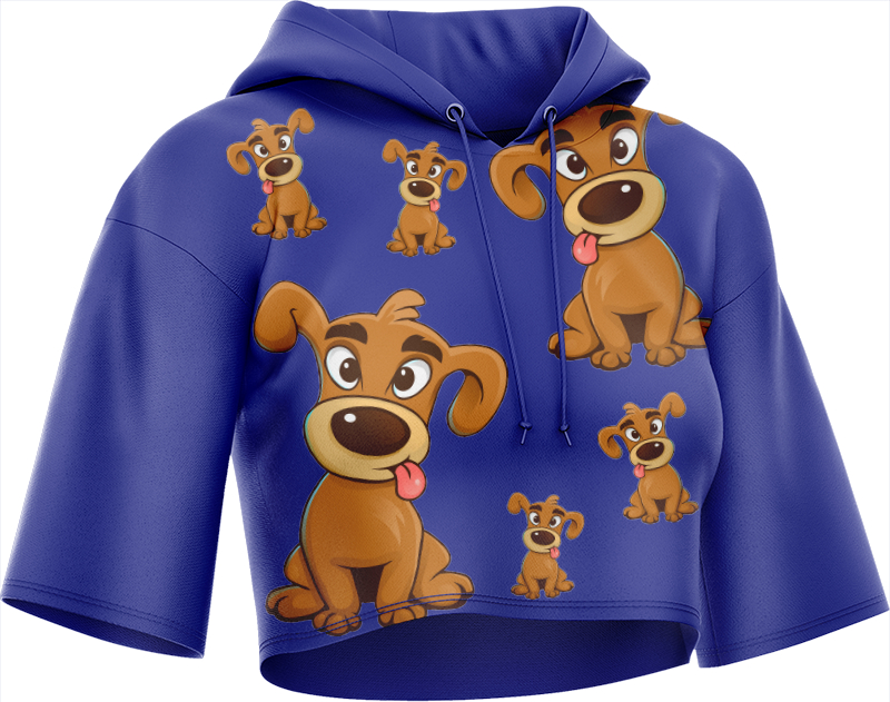 Goofy Woofy Crop hoodies