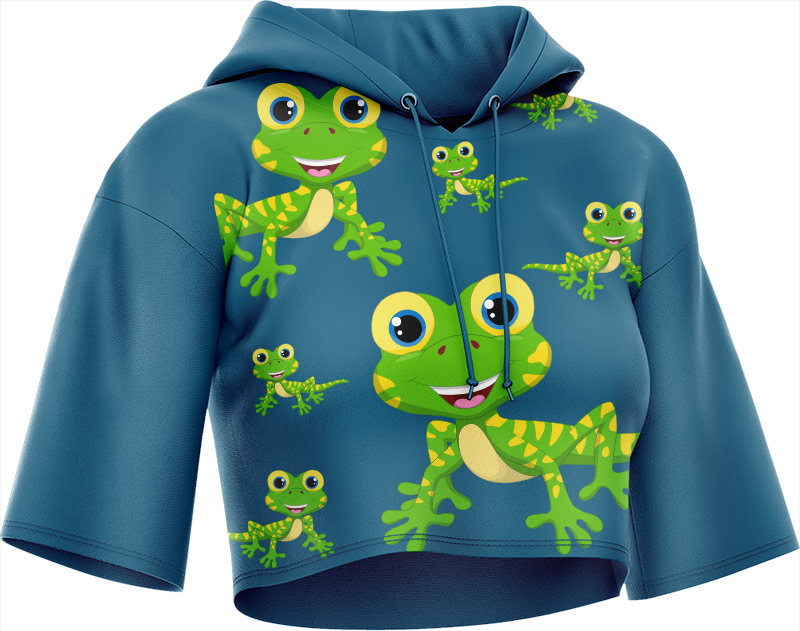 Gordon Gecko Crop hoodies