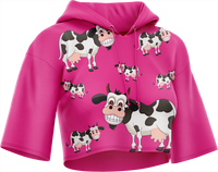 Fussy Cow Crop hoodies 3