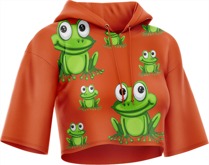 Freaky Frog Crop hoodies