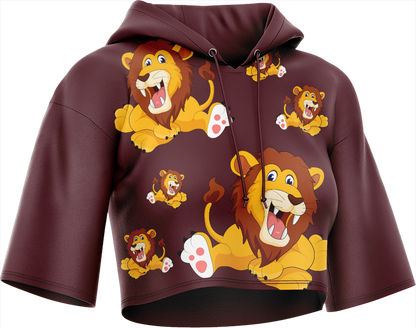 Leo Lion Crop hoodies