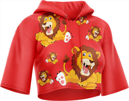 Leo Lion Crop hoodies