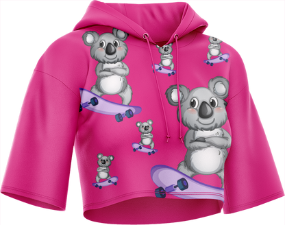Skater Koala Crop hoodies