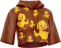 Quack Duck Crop hoodies 1
