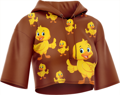 Quack Duck Crop hoodies