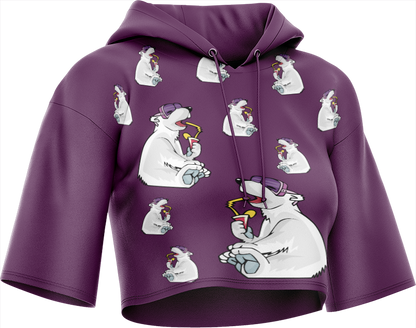 Ice Bear Crop hoodies