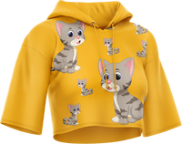 Pussy Cat Crop hoodies 3