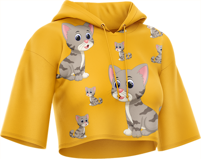 Pussy Cat Crop hoodies