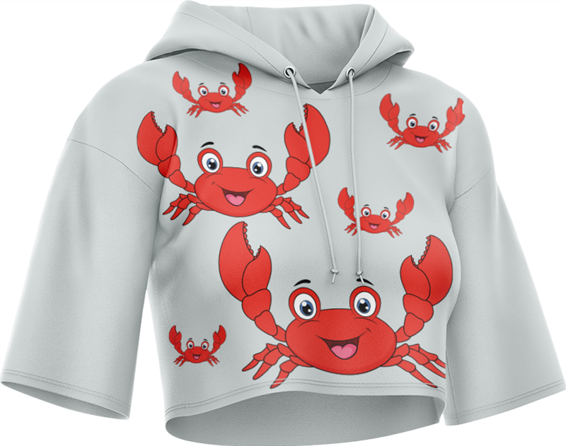 Maddy MudCrab Crop hoodies