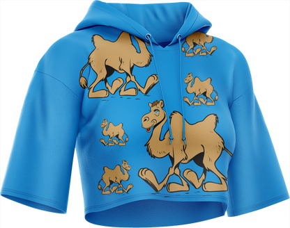 Cool Camel Crop hoodies