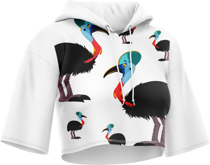 Casanova Cassowary Crop hoodies