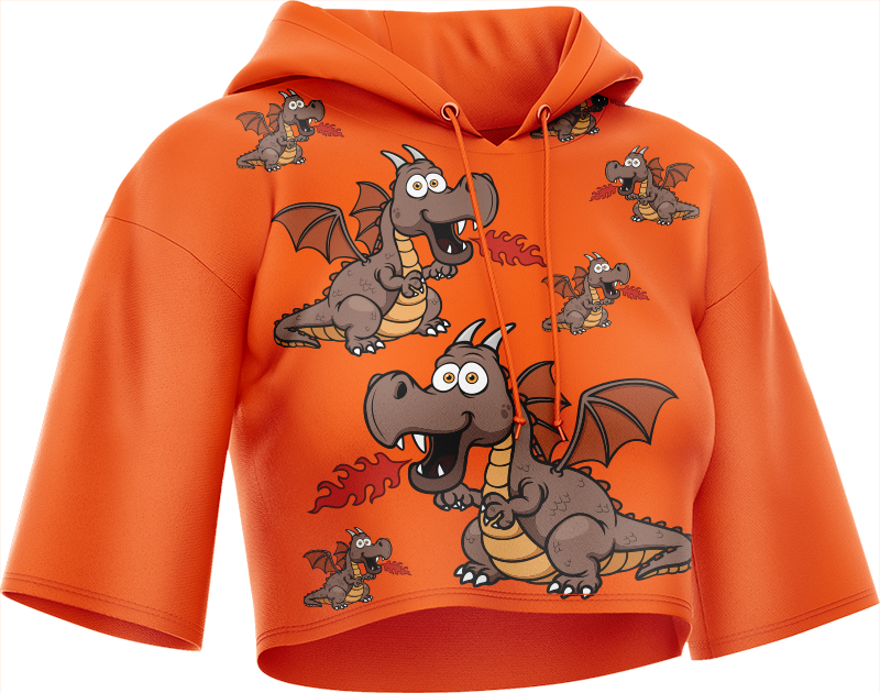 Dopey Dragon Crop hoodies