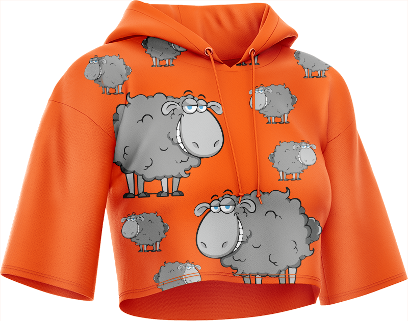 Black Sheep Crop hoodies